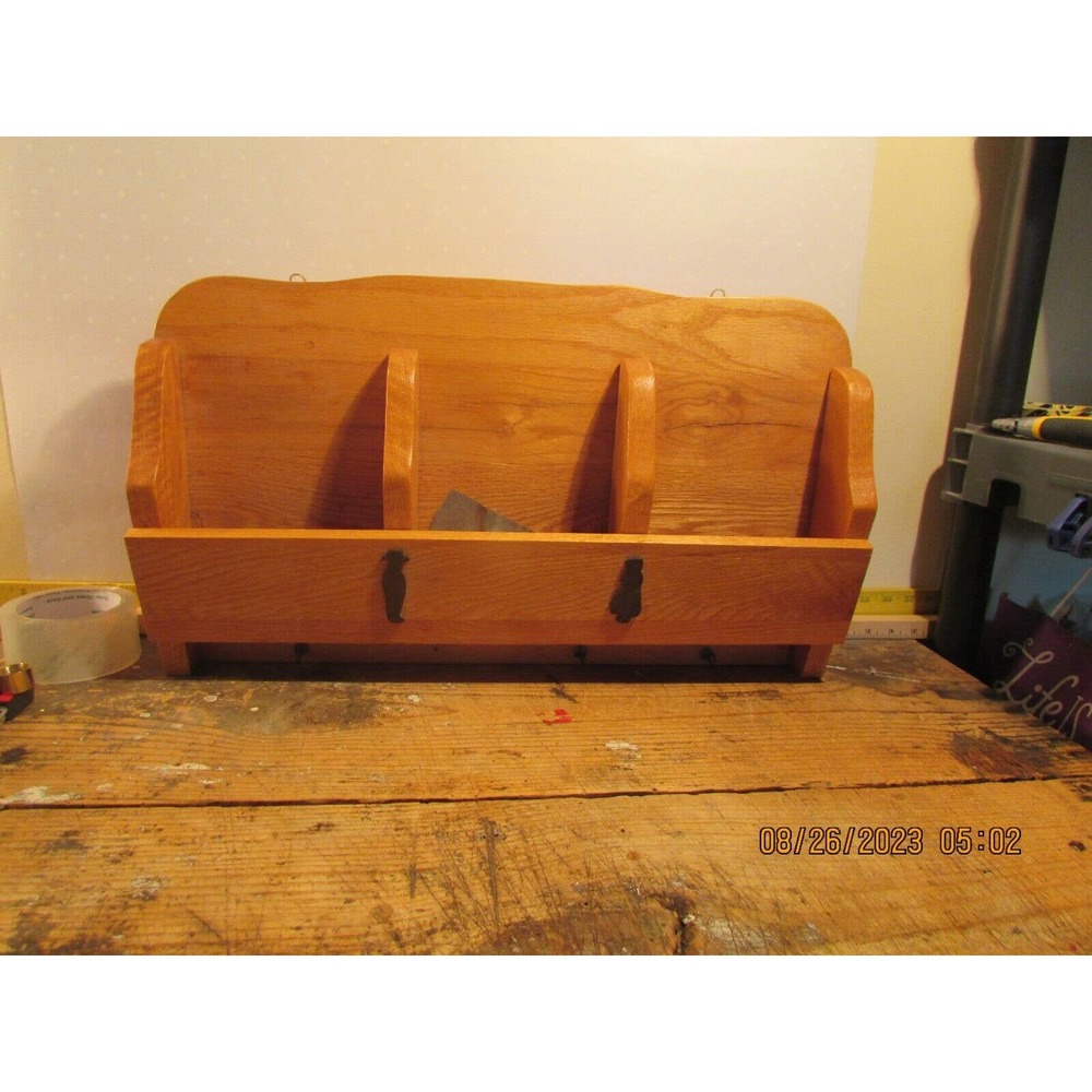 ENTRY WAY Antique Wall Shelf - Built by Master Carpenter (1984)